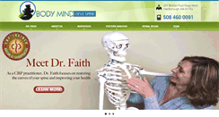 Desktop Screenshot of bodymindandspine.com